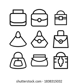 purse icon or logo isolated sign symbol vector illustration - Collection of high quality black style vector icons
