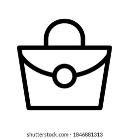 purse icon or logo isolated sign symbol vector illustration - high quality black style vector icons
