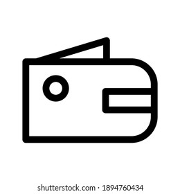 Purse icon or logo isolated sign symbol vector illustration - high quality black style vector icons

