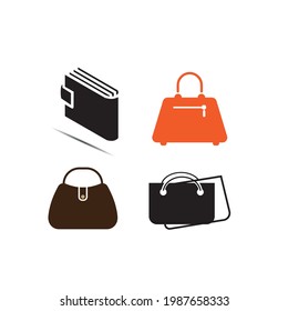 Purse icon Logo Template vector icon illustration design 
