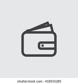 purse icon, payment sign