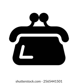 A purse icon representing wallets, money, or financial transactions