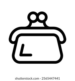 A purse icon representing wallets, money, or financial transactions