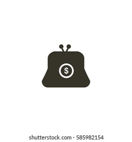 purse icon. sign design