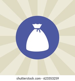 purse icon. sign design. background