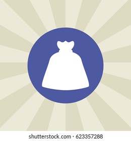 purse icon. sign design. background
