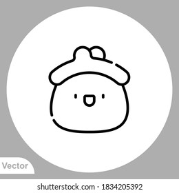 Purse icon sign vector,Symbol, logo illustration for web and mobile