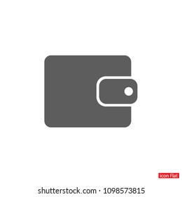 Purse icon vector