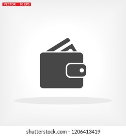 Purse icon vector