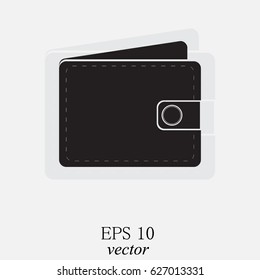 Purse icon vector