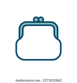 purse icon vector design template in white background