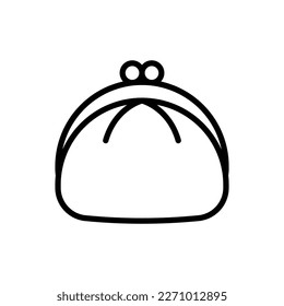 purse icon vector design template in white background