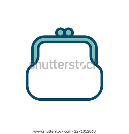 purse icon vector design template in white background
