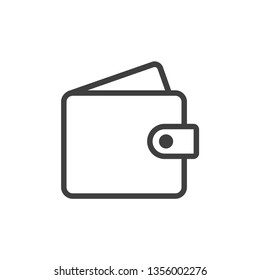 purse icon vector eps 10