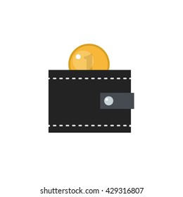 purse icon. vector illustration