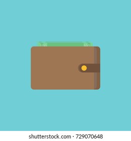 Purse icon. Vector illustration.
