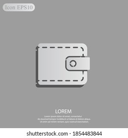 Purse-Symbol. Vektorgrafik EPS10.