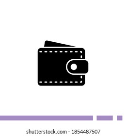 icono del bolso. Ilustración del vector EPS 10.