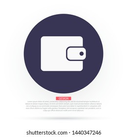Purse icon vector . Lorem Ipsum Illustration design