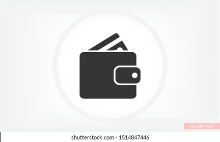 Purse icon vector . Lorem Ipsum Illustration design