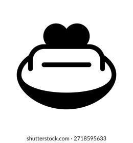 Ilustração de design de símbolo de vetor de ícone de bolsa
