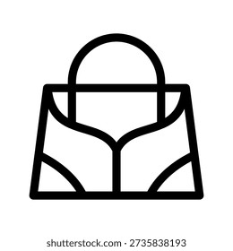Purse Icon Vector Symbol Design Illustration