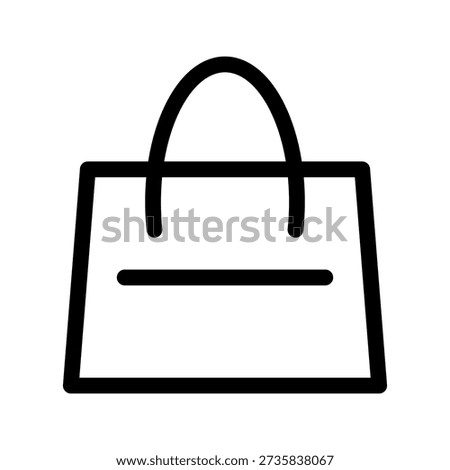 Purse Icon Vector Symbol Design Illustration