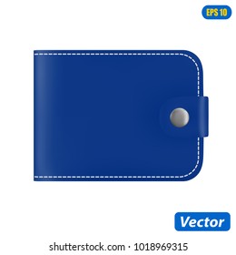 purse isolated on white background photo realistic vector illustration