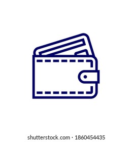 Purse Money logo design vector template, Business logo design concept, Icon symbol