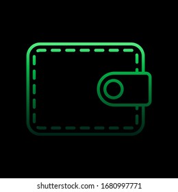 Icono de nolan de la bolsa. Línea delgada simple, contorno vectorial de iconos bancarios para ui y ux, sitio web o aplicación móvil