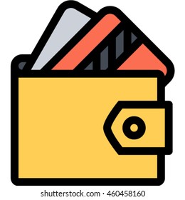 purse outline icon
