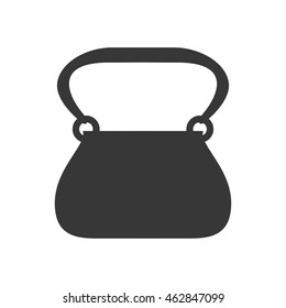 purse payment accesory shopping icon. Isolated and flat illustration. Vector graphic