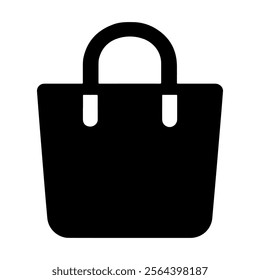 Purse silhouette vector illustration on white background