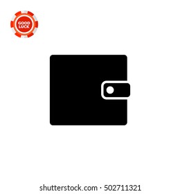 Purse simple icon