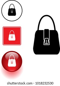 Geldmarkensymbole und -knopf