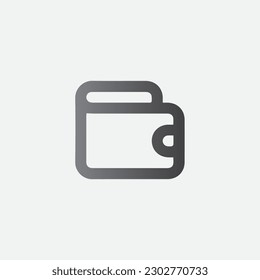Purse Symbol Vector Icon Illustration