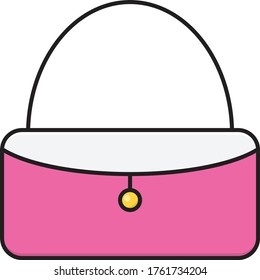 violettes Vektorfarbsymbol 