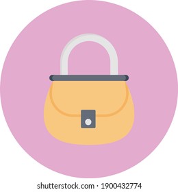 purse vector flat colour icon