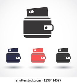 purse vector icon 10 eps