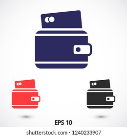 purse vector icon 10 eps
