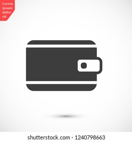 purse vector icon 10 eps