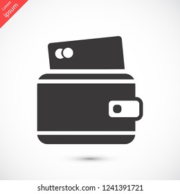 purse vector icon 10 eps