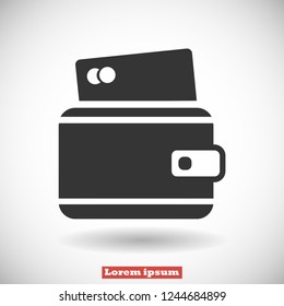 purse vector icon 10 eps