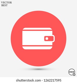 purse vector icon 10 eps