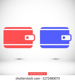purse vector icon 10 eps