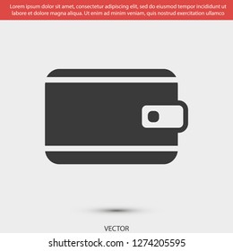 purse vector icon 10 eps