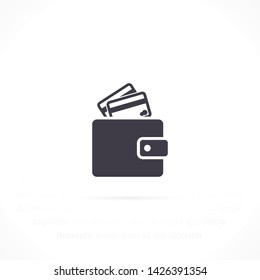 purse vector icon 10 eps , Lorem ipsum Flat design