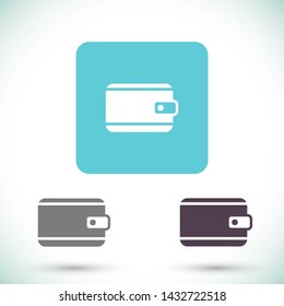 purse vector icon 10 eps , Lorem ipsum Flat design