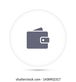purse vector icon 10 eps , Lorem ipsum Flat design