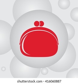 Purse vector icon